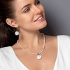 Něžný náhrdelník Baltas Princess s s ryzím stříbrem v perle Lampglas NV3