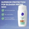 Nivea Dieninis UV fluidas probleminei odai „Derma Skin Clear SPF 50+“ (dieninis UV fluidas) 40 ml