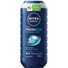 Nivea „Men Fresh Kick“ dušo želė veidui, kūnui ir plaukams, 250 ml