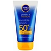 Nivea Invisible Finish SPF 50+ apsauginis kremas nuo saulės (apsauginis ir drėkinamasis kremas nuo saulės) 150 ml