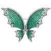Oliver Weber Blizganti sagė su žaliais kristalais Butterfly Chara 58055