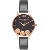 Laikrodis OLIVIA BURTON OB16CH05. Kwarcowy, Kolor juoda. Kobieta.