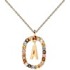 Pdpaola Beautiful auksinis plated pakabukas letter "A" LETTERS CO01-260-U (chain, pendant)