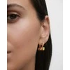 Pdpaola Šiuolaikiniai paauksuoti kilpiniai lankeliai Essentials AR01-C85-U auskarai