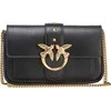Pinko Dámská kožená crossbody kabelka 100061 A0F1 Z99Q