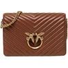 Pinko Dámská kožená crossbody kabelka 100063 A0GK L48Q