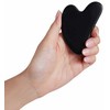 Plumbeauty Gua Sha akmuo Obsidianas (skulptūrinis akmuo)