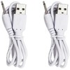 PlusOne Charging USB cable for mini vibrator PLO-6702DPK and PLO-6702LPK 2 pcs sekso žaislai Unisex