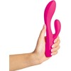 PlusOne Dual vibrating stimulator pink sekso žaislai Moterims