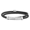 Police Double leather bracelet Bolt PEAGB2211242
