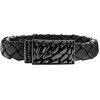 Police Juodas leather bracelet for men PJ25729BLB01