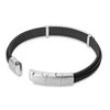 Police Juoda odinė apyrankė Looper PEAGB0040803