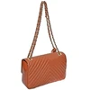 Roberta M Women's leather handbag RM2213 Cognac