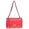 Roberta M Women's leather handbag RM2213 Rosso