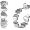 Romantiški žiediniai auskarai „Lovely Guess“ JUBE03040JWRHT