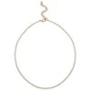 Rosato Elegantiškas bronzinis karoliai su kubiniais cirkoniais RZC039