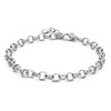 Rosato Elegant sidabrinis bracelet for Storie pendants RZB015