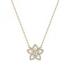 Rosato Gold-plated pakabukas Flower with cubic zirconias RZGA84