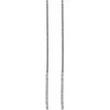 Rosato Long minimalistiniai Cubica RZO044 auskarai
