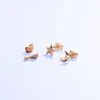 Rosato Sidabrinis vienvietis auskaras Crescent Moon Storie RZO017R