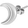 Rosato Sidabrinis vienvietis auskaras Crescent Moon Storie RZO017R