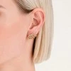 Rosefield Akinantys auksu padengti auskarai su Swarovski kristalais JECCG-J1029