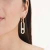 Rosefield Gold-plated dangling earrings with pearl JEPPG-J1289