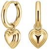 Rosefield Gold-plated earrings with hearts 2in1 JEHPG-J985