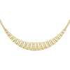 Rosefield Gold-plated pakabukas with crystals Striped Slate JNSSG-J1286
