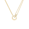 Rosefield Auksu padengtas vėrinys su Swarovski kristalais „Love Connection“ JNLCG-J1315