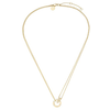 Rosefield Auksu padengtas vėrinys su Swarovski kristalais „Love Connection“ JNLCG-J1315