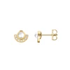 Rosefield Original auksinis-plated earrings with pearl JEMPG-J1291