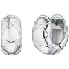 Rosefield Steel hoop earrings Diamond Star JEDHS-J1382