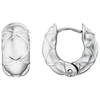 Rosefield Steel hoop earrings Diamond Star JEDHS-J1382