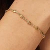 Sagapo Chunky SHK100 Gold Plated Star Bracelet