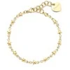 Sagapo Chunky SHK100 Gold Plated Star Bracelet