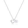 Sagapo Delicate Heart and Daisy Necklace Feelings SFE01