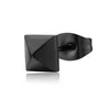 Sagapo Juodas steel single earring Snap SNP26