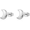 Sagapo Steel crescent-shaped earrings CLICK SCK298