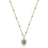 Sagapo Matching auksinis-plated pakabukas with Aurora pendant SAR57