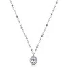 Sagapo Matching steel pakabukas with Aurora pendant SAR56