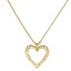 Sagapo Gold-plated pakabukas with heart Emotion SMO02