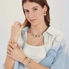 Sagapo Steel bicolor pakabukas for women Heart Stellar SSE56