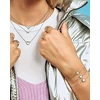 Sagapo Steel bracelet with heart Click SCK12