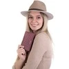 Segali Moteriška odinė piniginė 50512 violetinė