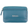 Segali Leather mini piniginė-raktų pakabukas 7483 A mėlynas