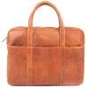 Segali Men's leather laptop bag 7009 Cognac