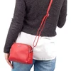 Segali Women´s leather crossbody handbag 12 Raudona
