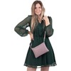Segali Moteriška odinė crossbody rankinė A6C cameo rose
