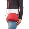 Segali Women´s leather crossbody handbag 12 Raudona